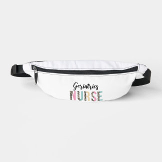 Geriatrics Nurse mignon Leopard Design - Drôle cad