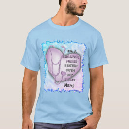 Geriatrische lila Herzkrankheit T-Shirt