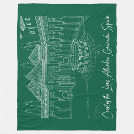 Gericht von Alhambra 2 Fleecedecke