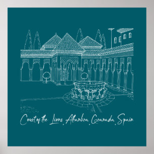 Gericht von Alhambra 2 Poster