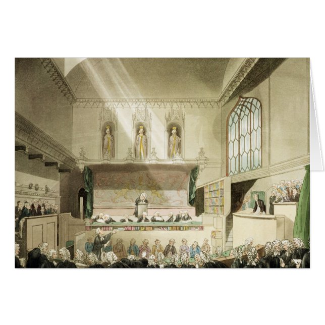 Gericht von Bench Königs, Westminster Hall (Vorderseite (Horizontal))