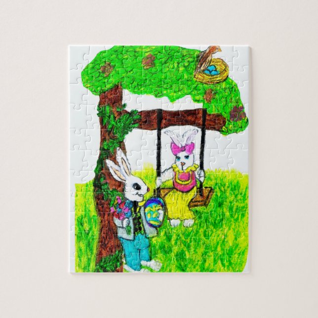 GERICHTETES EASTER-BUNNY-Rätsel (Vertikal)