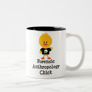Gerichtliche Anthropologie-Küken-Tasse Zweifarbige Tasse