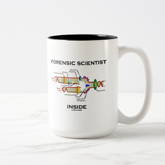 Gerichtliches Wissenschaftler-Innere Zweifarbige Tasse (Rechts)