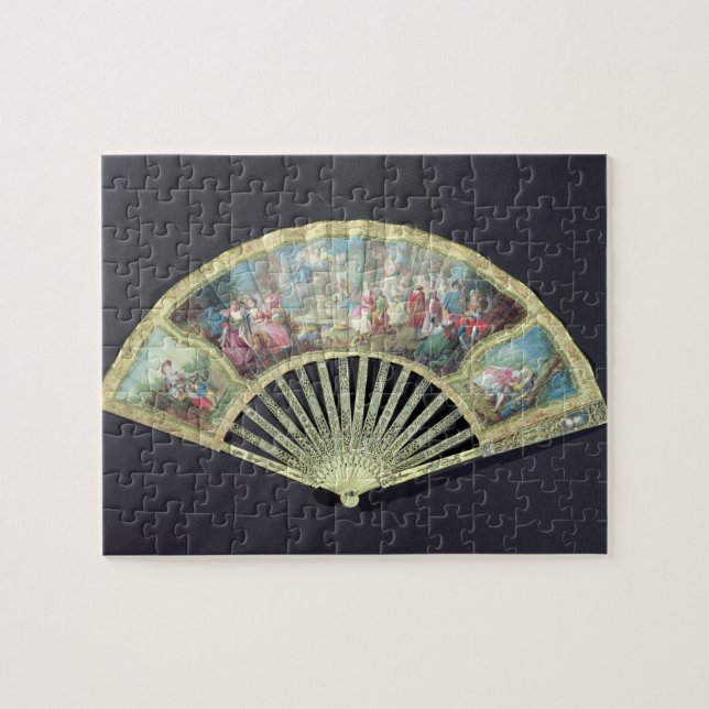 Gerichts-Fan, Franzosen, 18. Jahrhundert (Horizontal)