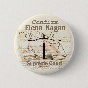 Gerichts-Knopf Elena Kagan Button