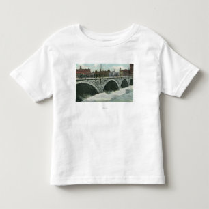 Gerichts-Straße Brücke und Genesee am Hochwasser Kleinkind T-shirt