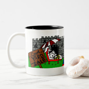 Gerichts-Yard-Verkaufs-Kaffee-Tasse Zweifarbige Tasse