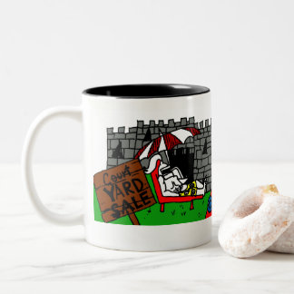 Gerichts-Yard-Verkaufs-Kaffee-Tasse Zweifarbige Tasse