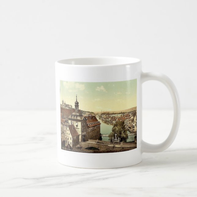 Gerichtsgebäude, Bamberg, Bayern, Deutschland Kaffeetasse (Rechts)