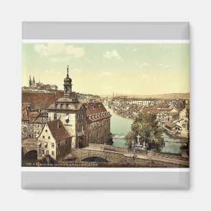 Gerichtsgebäude, Bamberg, Bayern, Deutschland Magnet