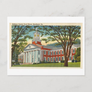 Gerichtsgebäude von McKean County in Smethport, Pe Postkarte
