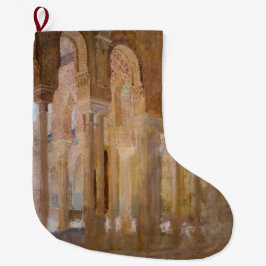 Gerichtshof der Löwen, Alhambra (von Henri Regnaul Großer Weihnachtsstrumpf