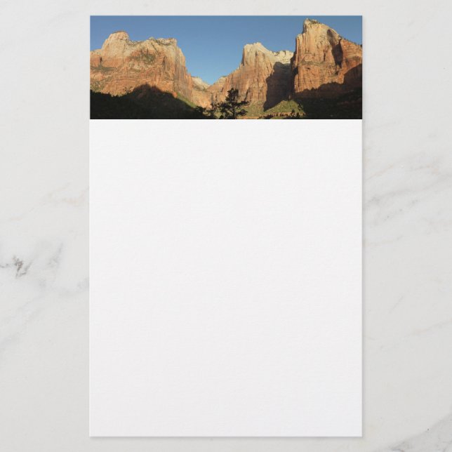 Gerichtshof der Patriarchen I im Zion-Nationalpark Briefpapier (Vorderseite)