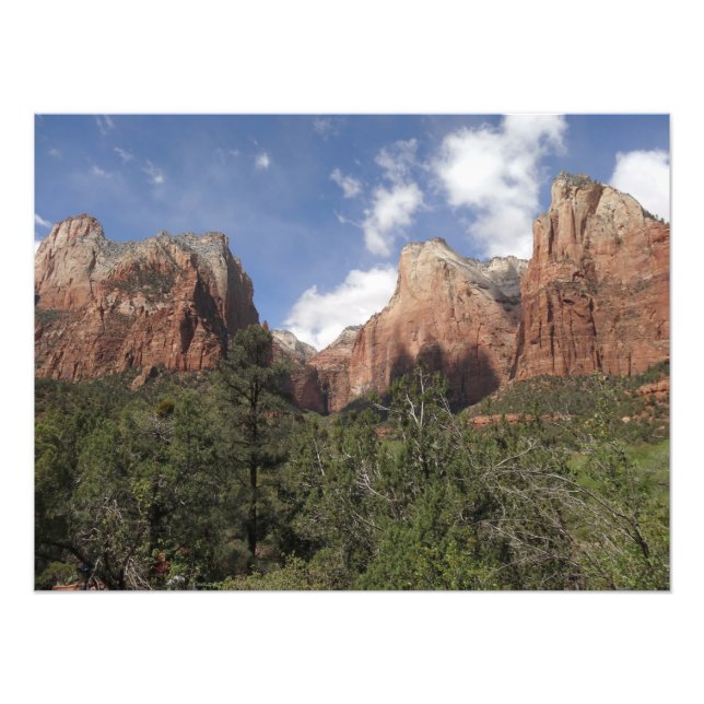 Gerichtshof der Patriarchen II im Zion-Nationalpar Fotodruck (Vorne)