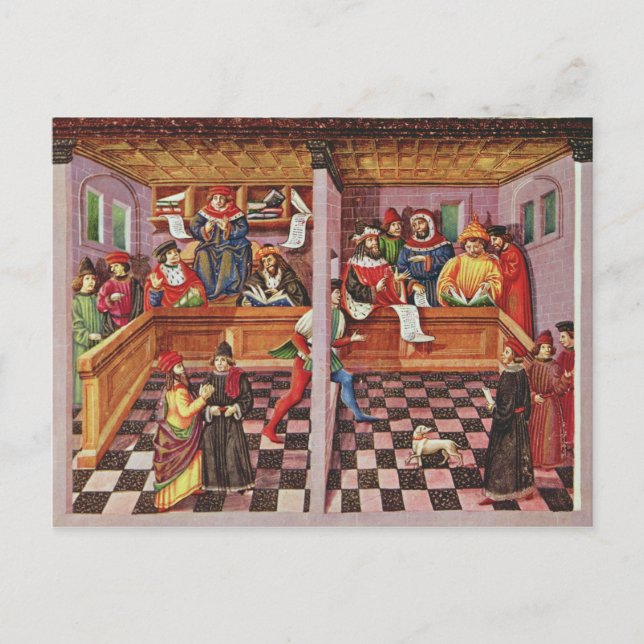 Gerichtshof für Wissenschaft Postkarte (Vorderseite)