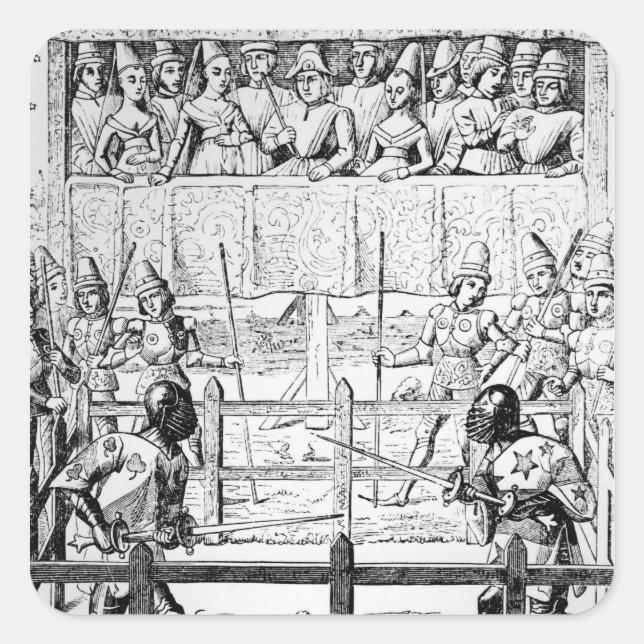 Gerichtsverfahren - Der Kampf Quadratischer Aufkleber (Vorderseite)