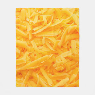 geriebener Cheddar-Käse Fleecedecke