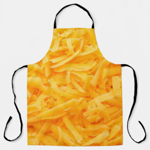 geriebener Cheddar-Käse Schürze