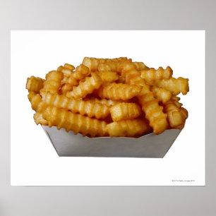 Geriffelte Pommes-Frites Poster