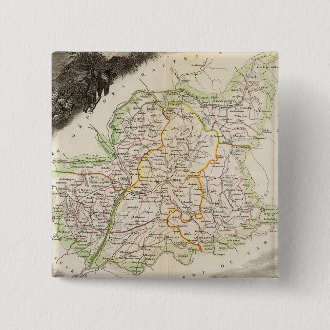 Geringe Alpen Button (Vorderseite)