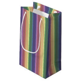 Geringe Regenbogenstreifen Kleine Geschenktüte