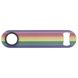 Geringe Regenbogenstreifen Speed Flaschenöffner