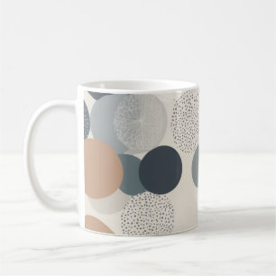 Geringe und minimalistisch inspirierte Mustergesta Kaffeetasse