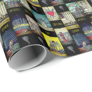 Geringfügige Arcana Schwerter Air Geschenkpapier
