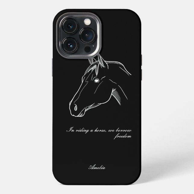 Geringfügige Linienführung iPhone 13 Pro Max Hülle (Rückseite)
