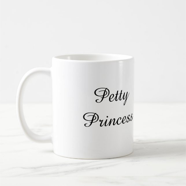 Geringfügige Prinzessin Coffee Mug Kaffeetasse (Links)