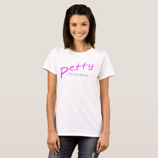 Geringfügiges Slant T-Shirt Rosa