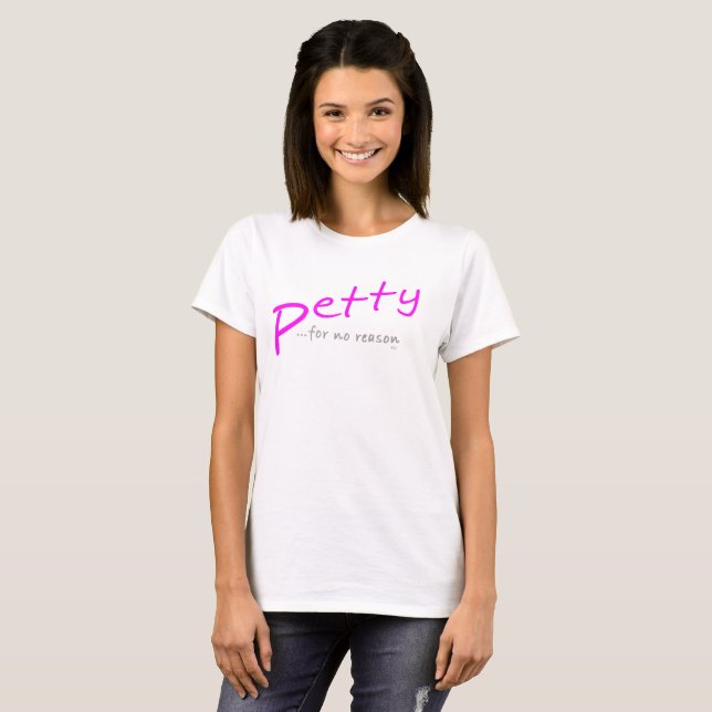 Geringfügiges Slant T-Shirt Rosa (Vorne ganz)
