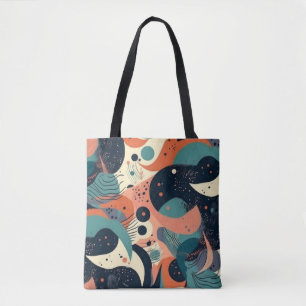 Geringstes Abstraktes Nahtloses Muster - Geometris Tasche