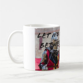 gerissen kaffeetasse