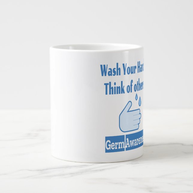 Germ Awareness - Jumbo-Tasse (Vorderseite)
