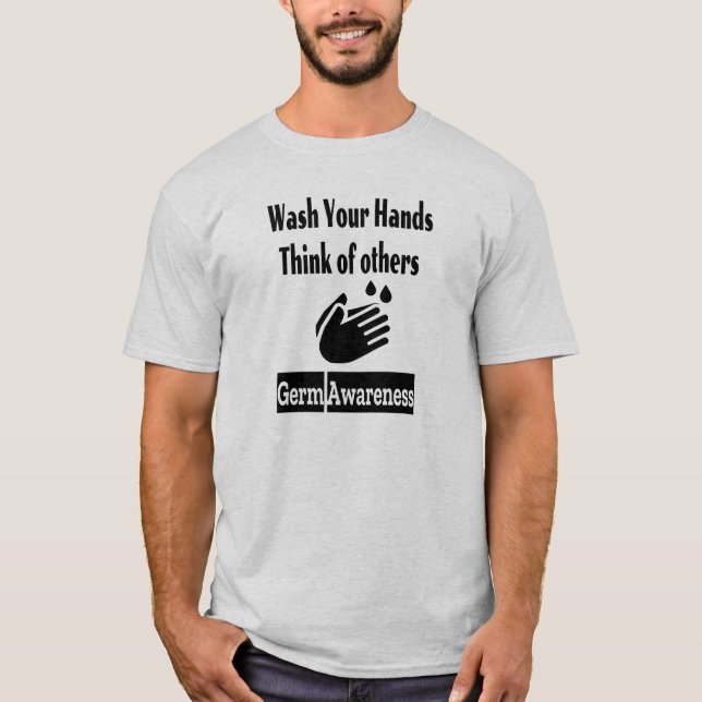 Germ Awareness Men's Basic T - Shirt (Vorderseite)