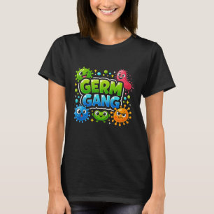 GERM GANG Bakterien Tee Design 