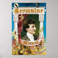 Germaine The Wizard ~ Magician Vintag Magic Act