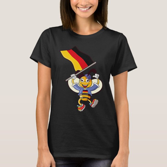 German Bee Germany Fan T-Shirt (Vorderseite)