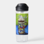 German Beer Stein w/Hinged Lid Personalized Trinkflasche<br><div class="desc">German Beer Stein w/Hinged Lid Blue Green</div>