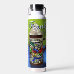 German Beer Stein w/Hinged Lid Personalized Trinkflasche<br><div class="desc">German Beer Stein w/Hinged Lid Blue Green</div>