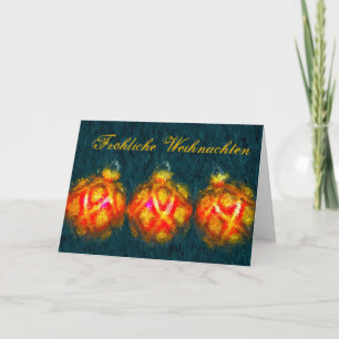 German Christmas Card Feiertagskarte