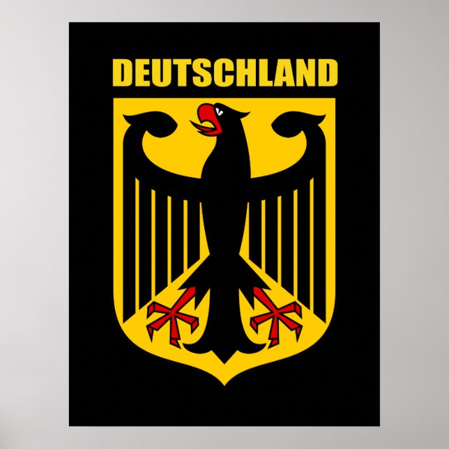 German Coat of Arms Poster (Vorne)