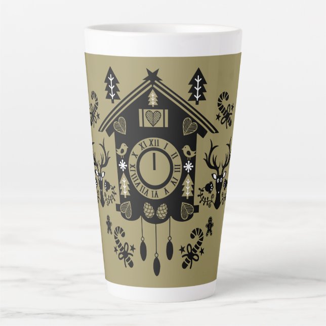 German Cucko Clock Weihnachten Milchtasse (Vorderseite)