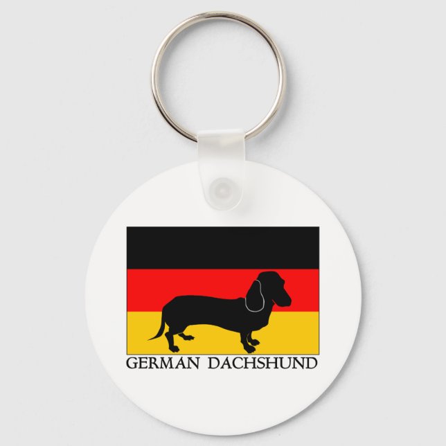 German Dachshund Schlüsselanhänger (Vorderseite)