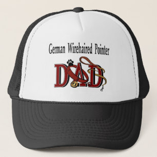 German Drahthaar Pointer Vater Hat Truckerkappe