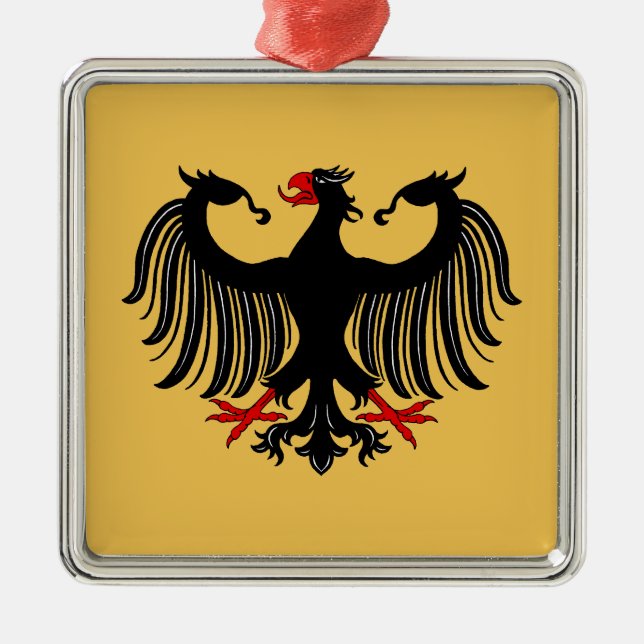 German Eagle Ornament Aus Metall (Vorne)