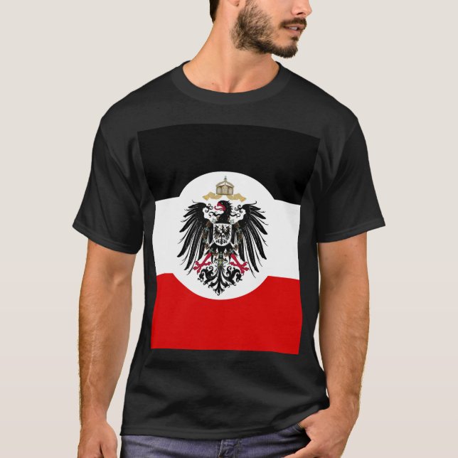 German Empire Flag T-Shirt (Vorderseite)