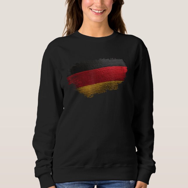 German flag Germany flag Sweatshirt (Vorderseite)